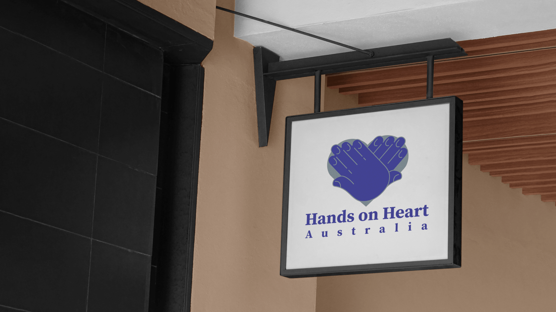 Hands on Heart signage