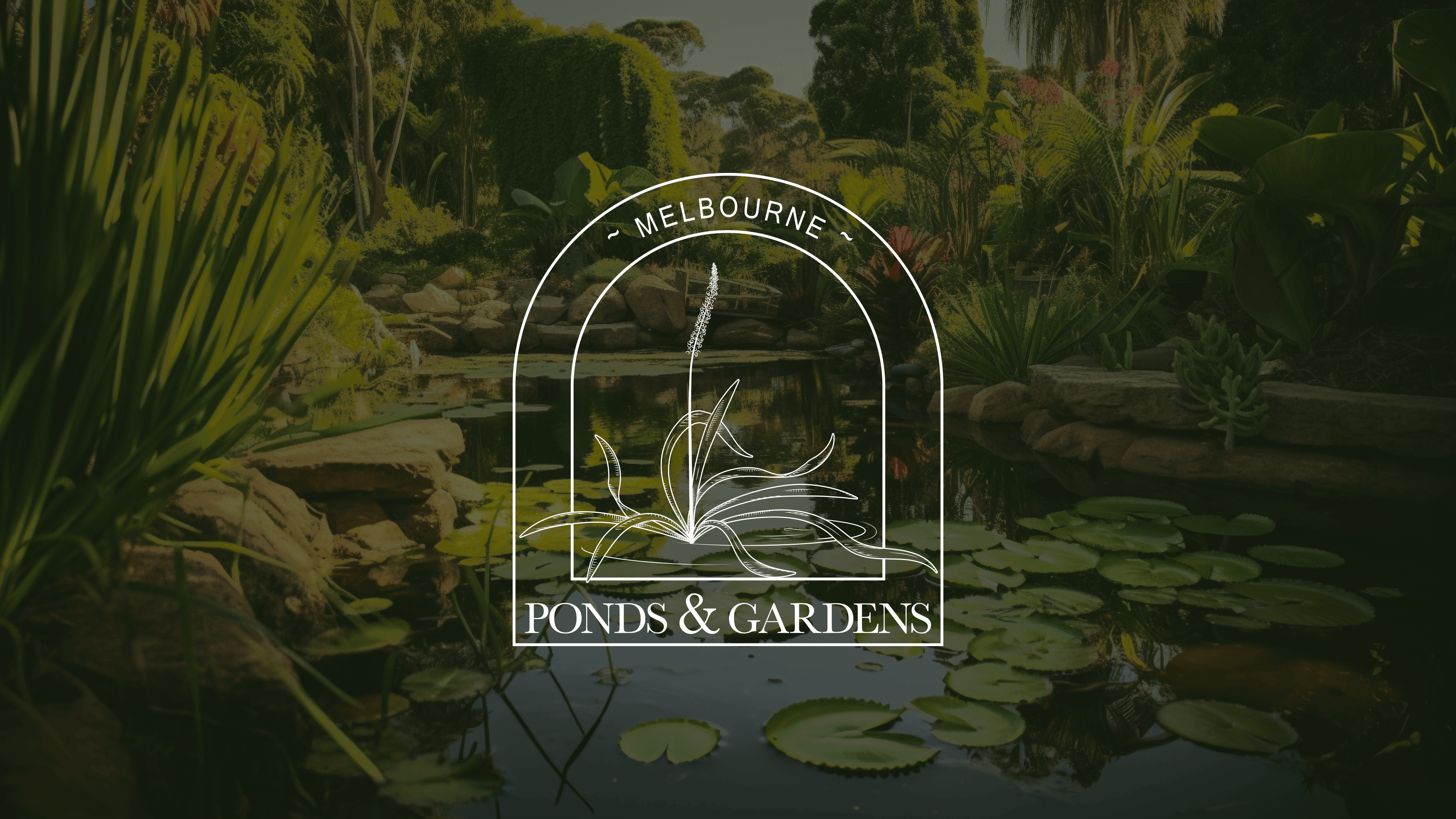 Melbourne Ponds and Gardens brand application
