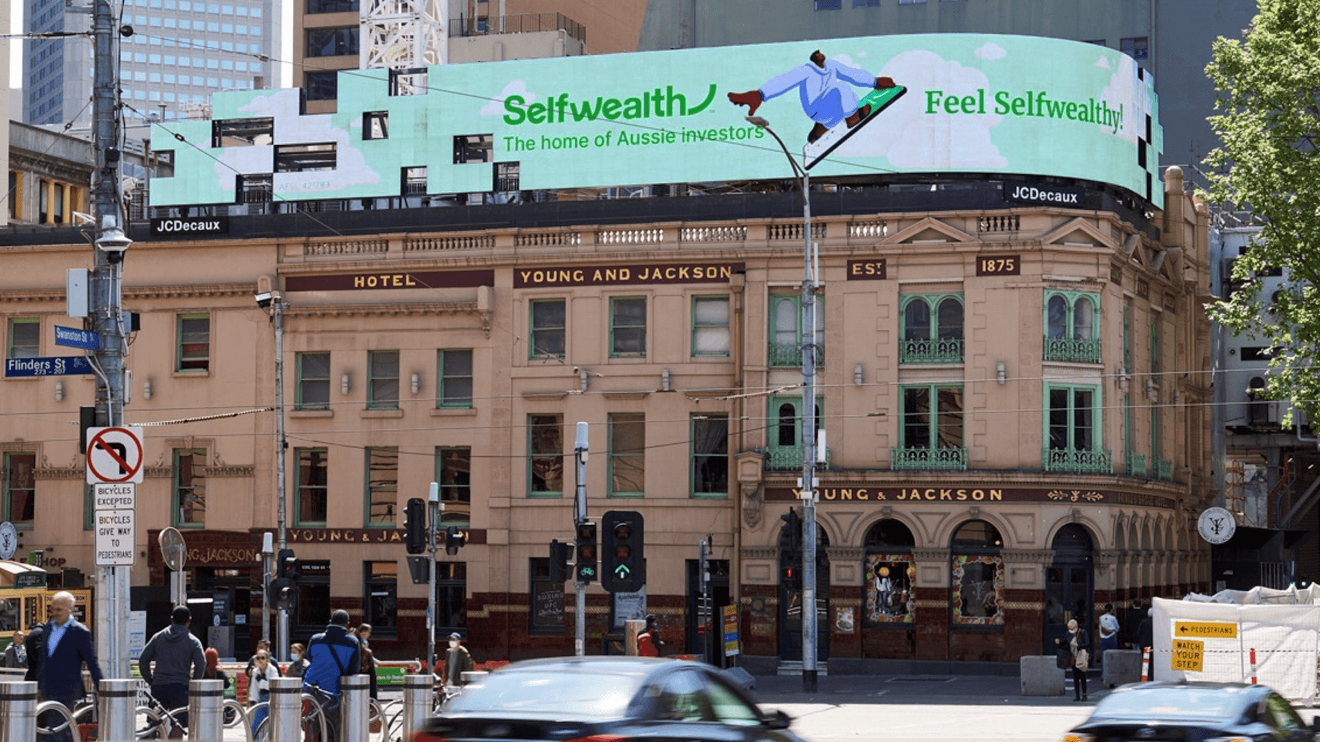 1 Swanston Street OOH campaign