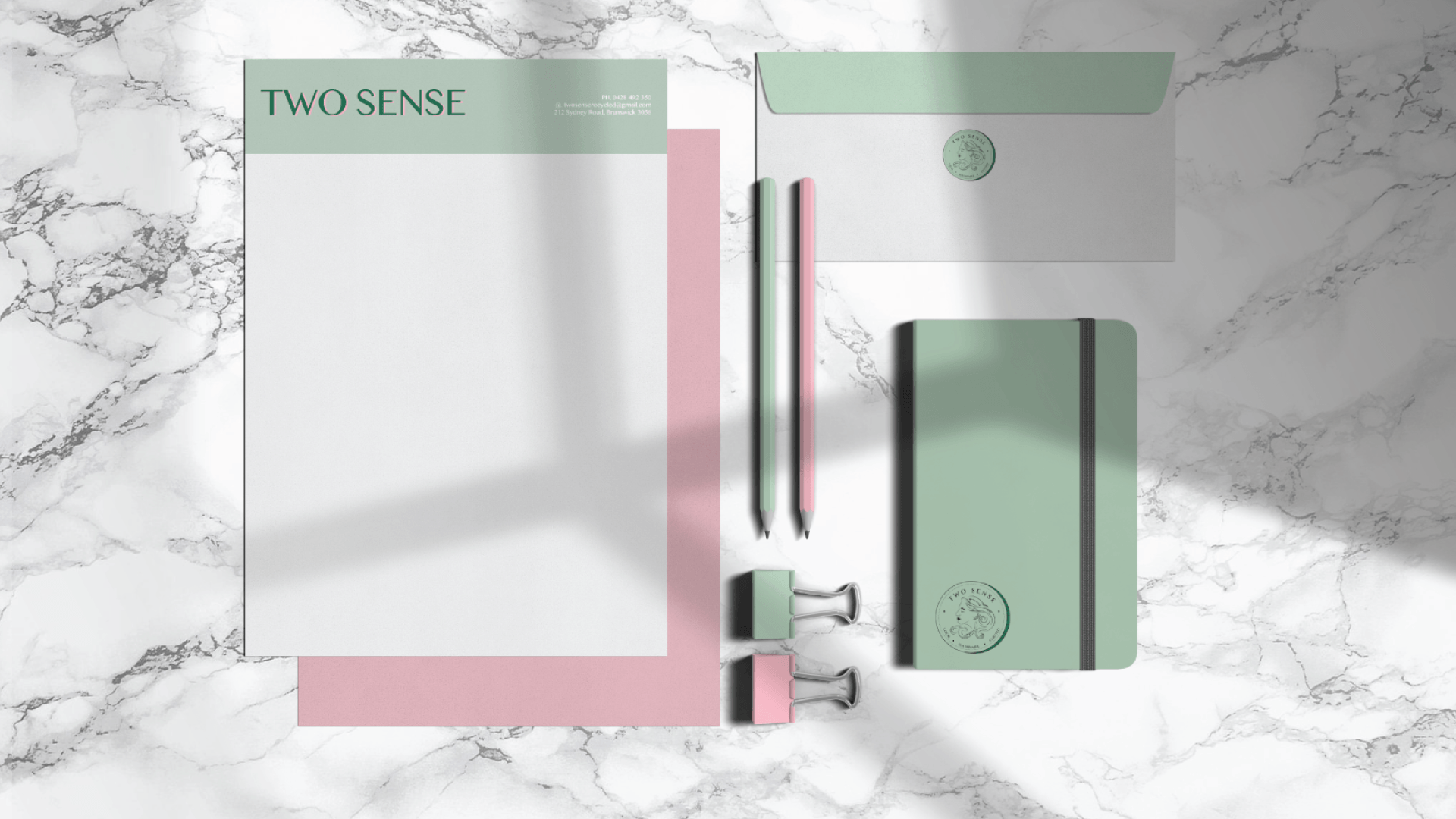 Two Sense letterheads