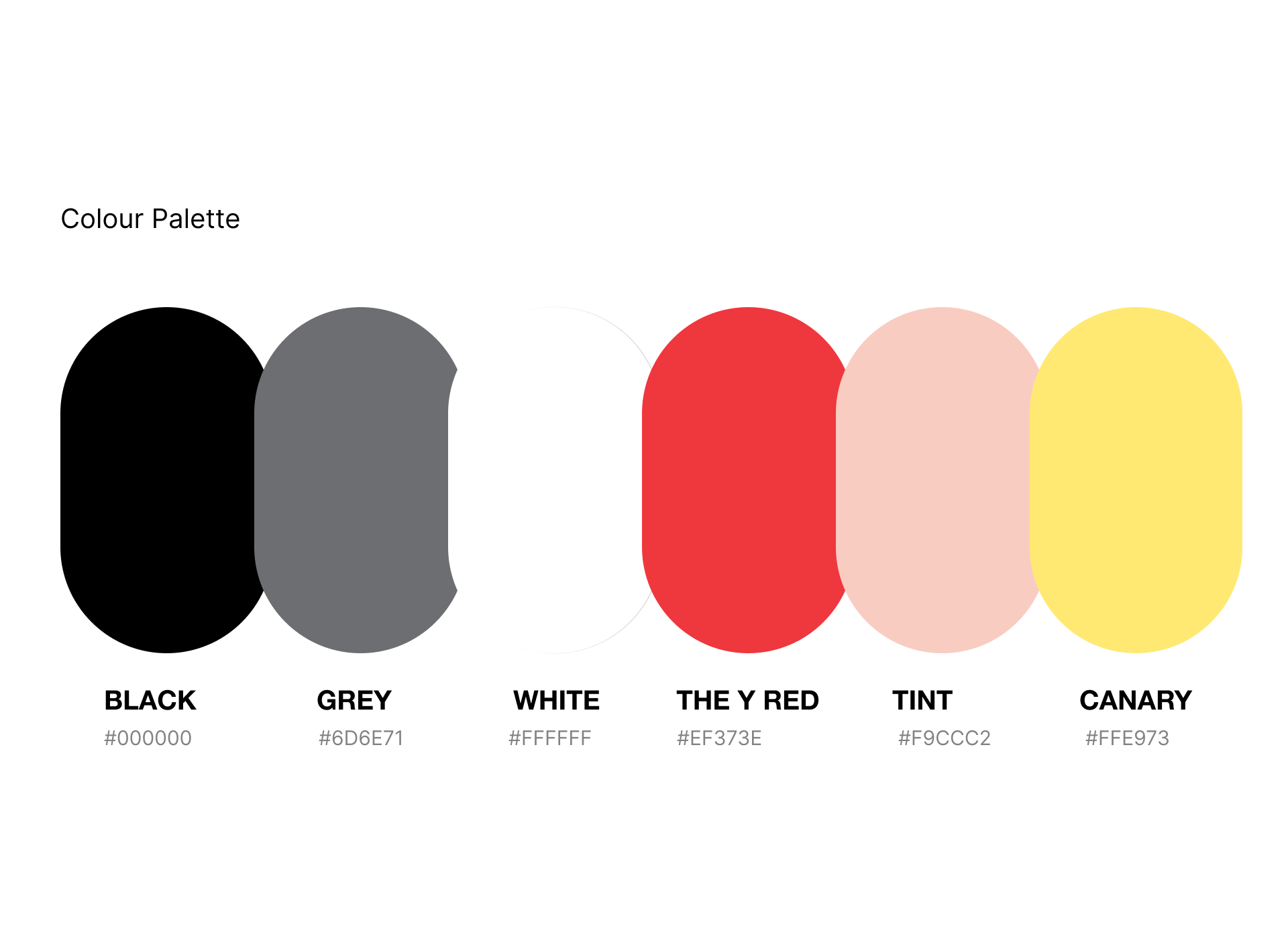 Y Careers colour palette
